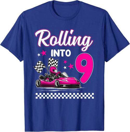 Rolling into 9 Year Old Go Kart Racing 9th Girl Birthday