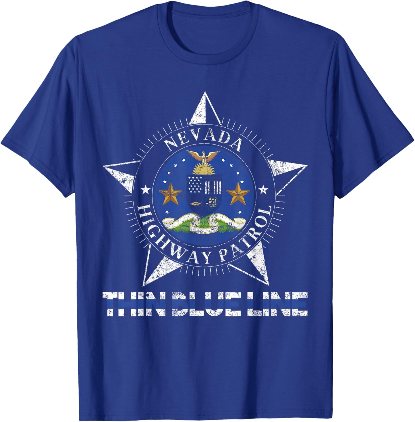 Nevada Highway Patrol Shirt State Trooper Shirt T-Shirt - T-Shirt | Royal