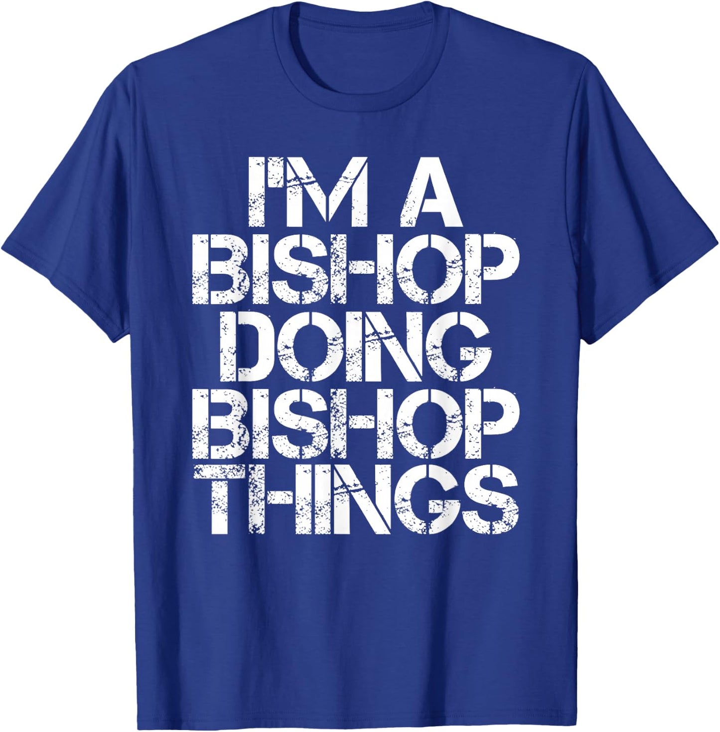 BISHOP Funny Surname Family Tree Birthday Reunion Gift T-Shirt - T-Shirt | Royal