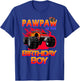Pawpaw of the Birthday Boy Monster Truck Birthday Novelty T-Shirt - T-Shirt | Royal