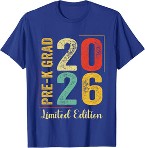 Kids Pre-K Preschool Graduation 2026 Pre-K Grad 2026 T-Shirt - T-Shirt | Royal