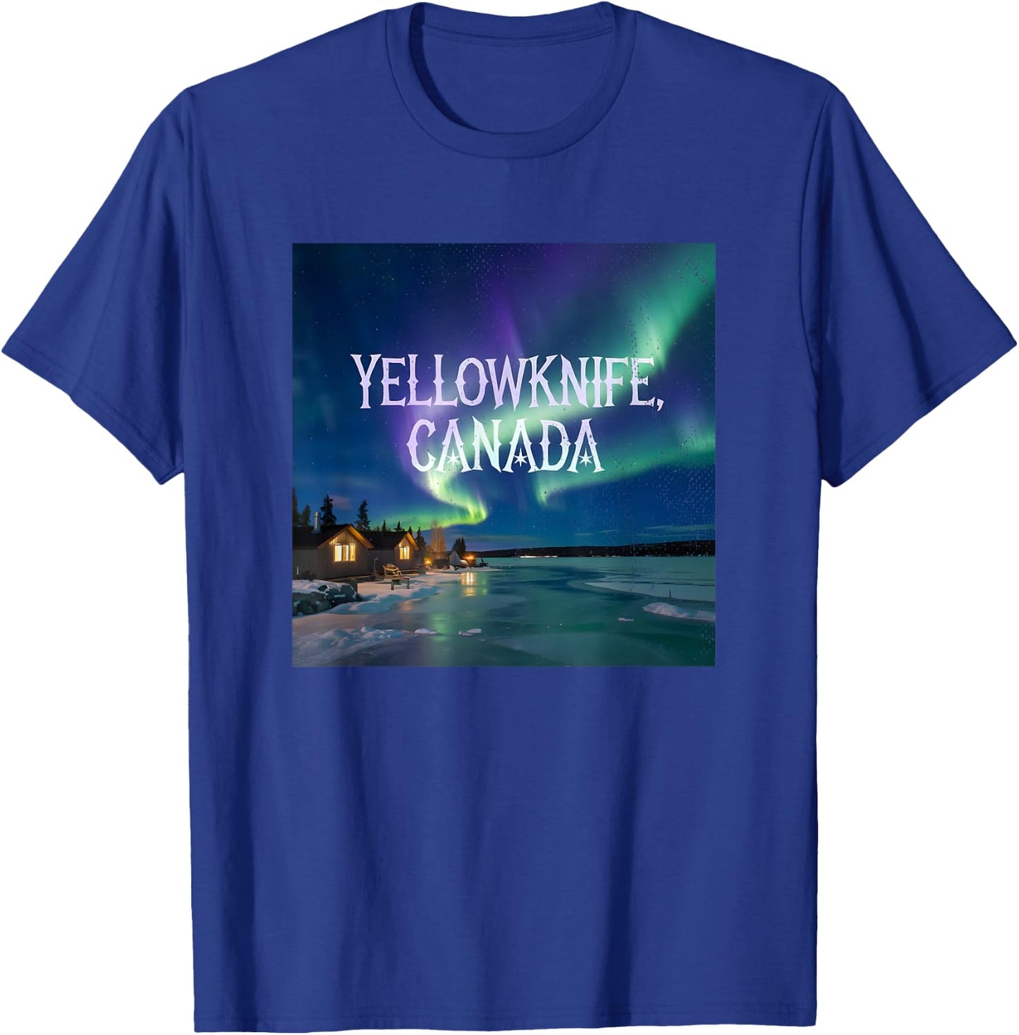 Yellowknife Canada T-Shirt - T-Shirt | Royal