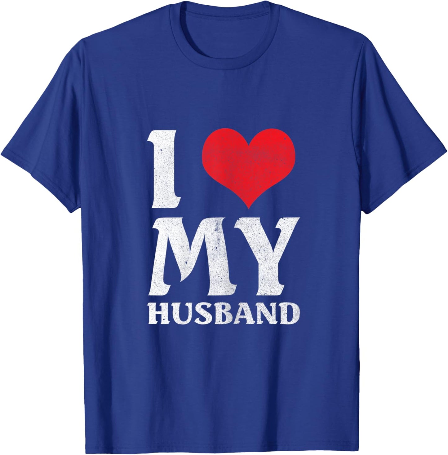 I Love My Awesome Husband Valentines Day Wife Gift T-Shirt - T-Shirt | Royal