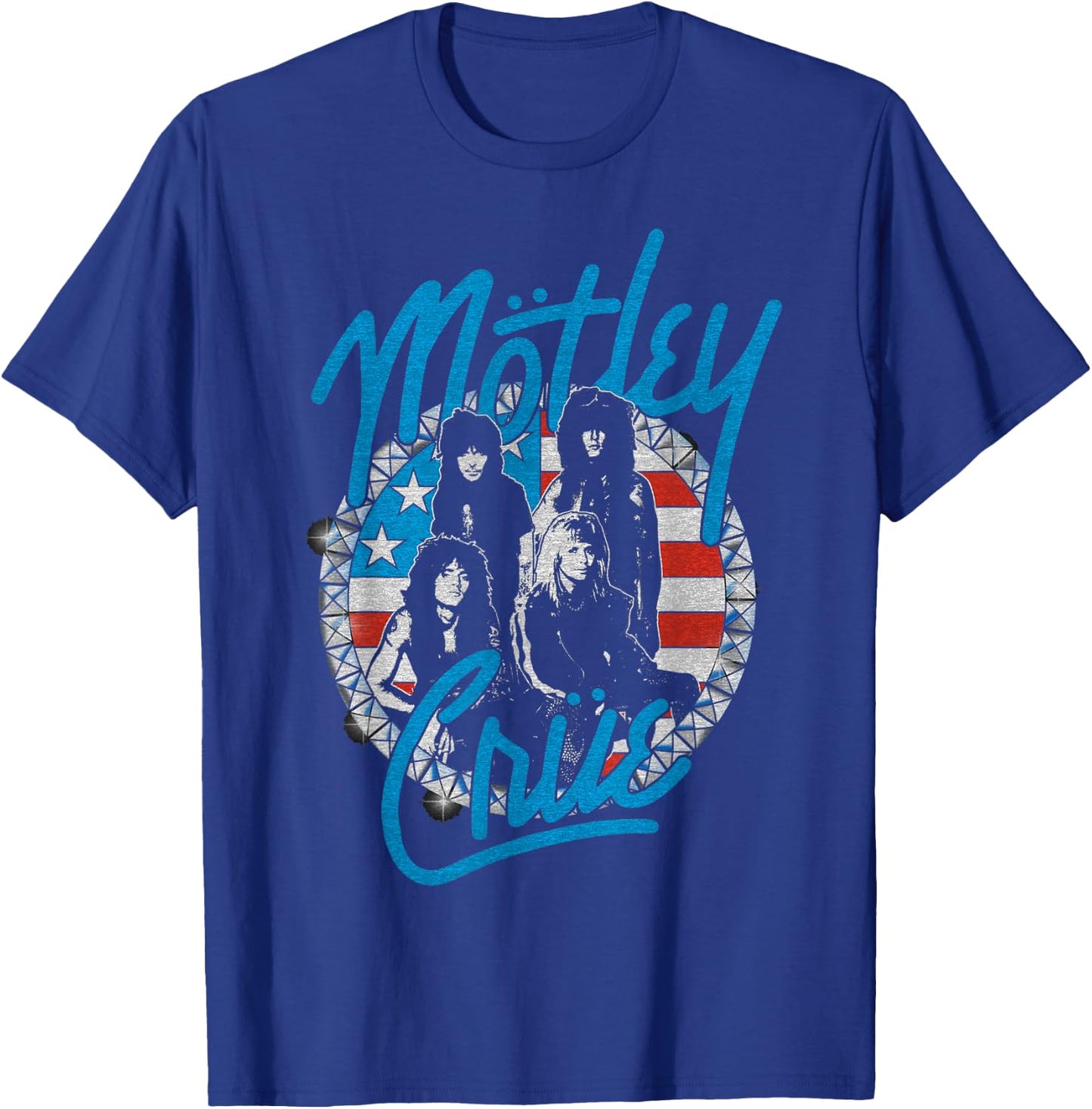 Mötley Crüe - Girls Vintage Small T-Shirt - T-Shirt | Royal