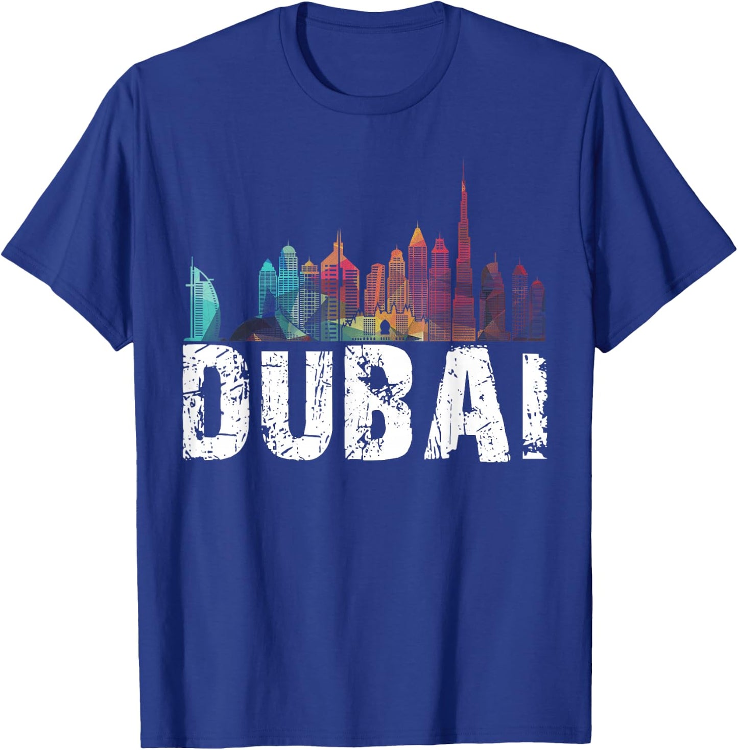 New Dubai Love Skyline T shirt for Holidays in Dubai T-Shirt - T-Shirt | Royal