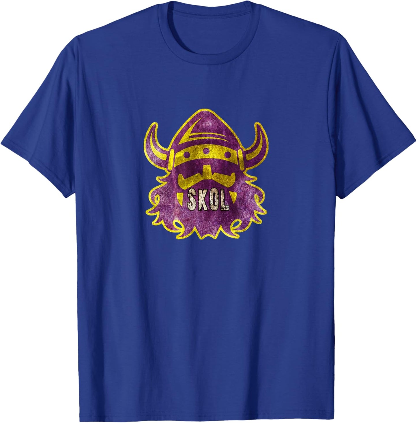 The Norse Skol Vikings & Nordic Scandinavian Warrior T-Shirt - T-Shirt | Royal