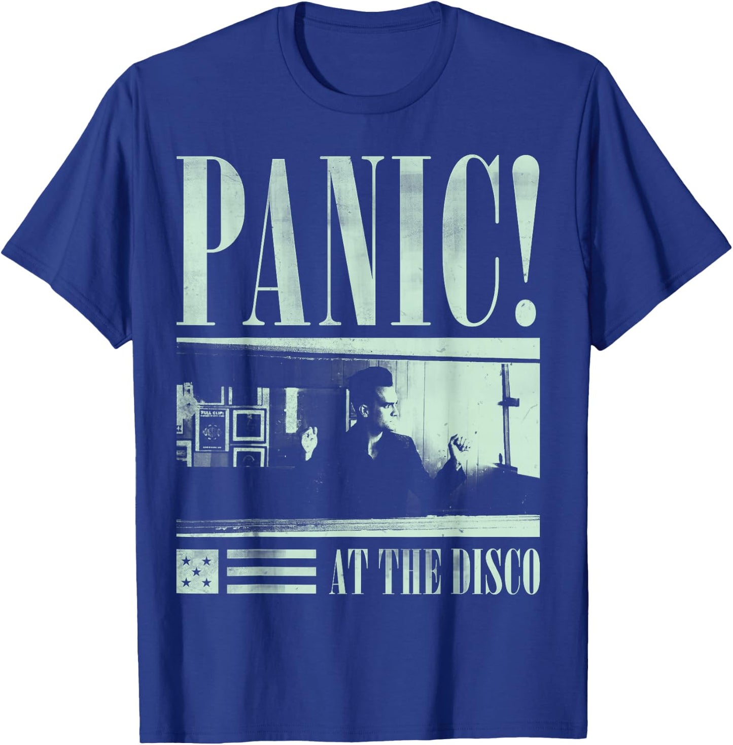 Panic! at The Disco - Photo T-Shirt - T-Shirt | Royal
