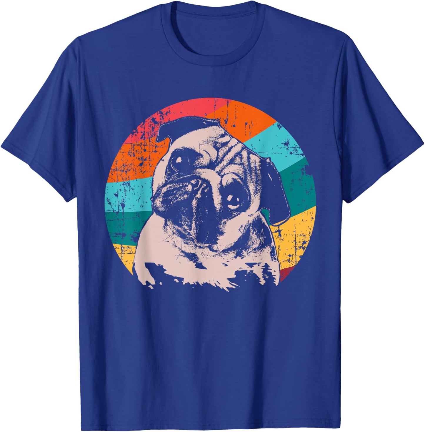 Pug Puggie-Dog T-Shirt - T-Shirt | Royal