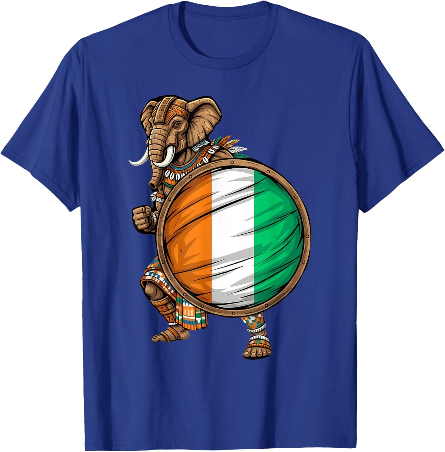 Ivory Coast Flag Cote D'Ivoire Ivorian Roots T-Shirt - T-Shirt | Royal