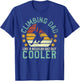 Rock Climbing Dad | Mountain Climber Funny Father's Day Gift T-Shirt - T-Shirt | Royal