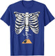 Skeleton Bowling Pregnancy Halloween Bowler T-Shirt - T-Shirt | Royal