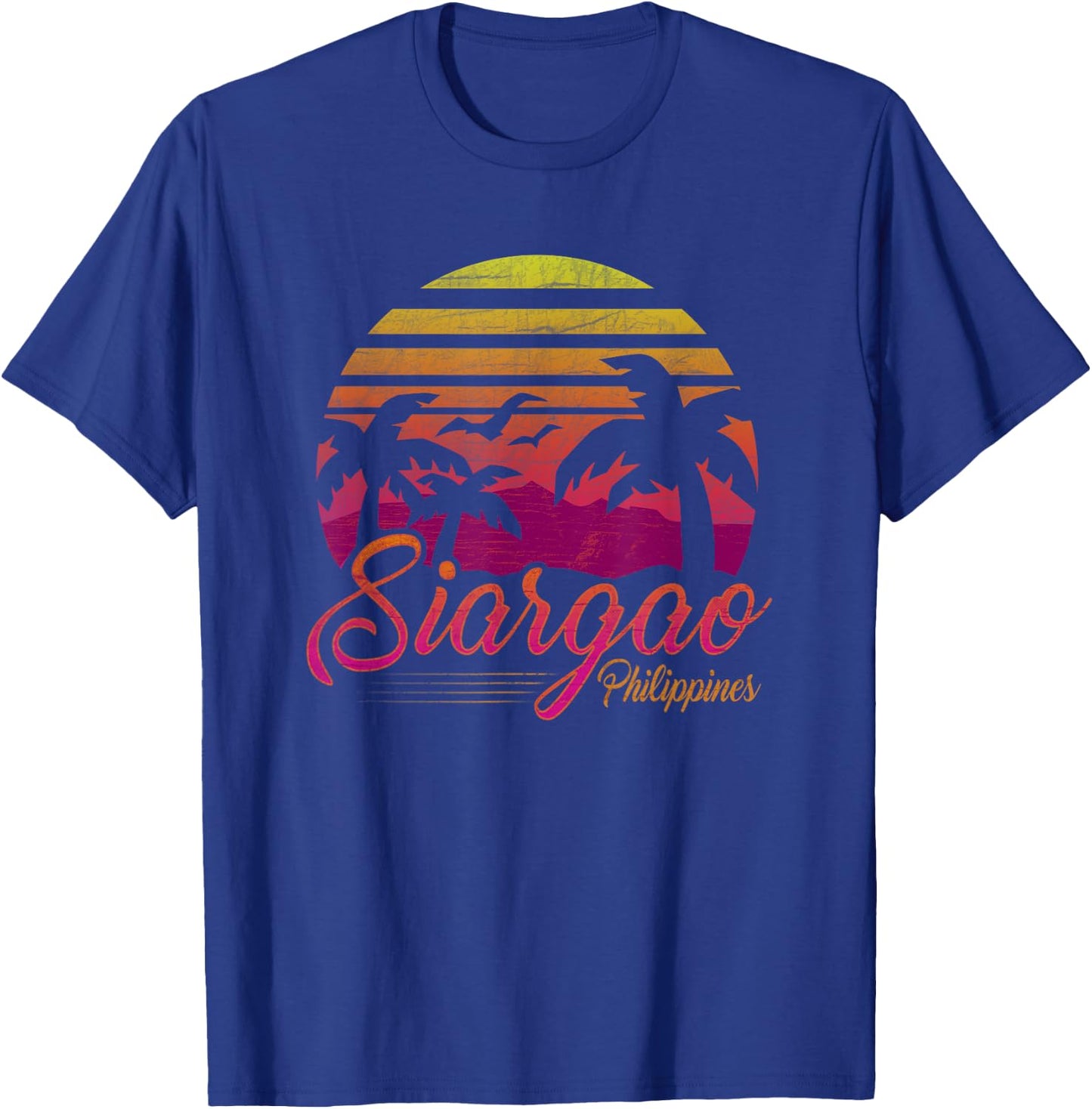 Siargao Philippines Beach Sunset Island Philippine Travel Women Girls Kids T-Shirt - T-Shirt | Royal