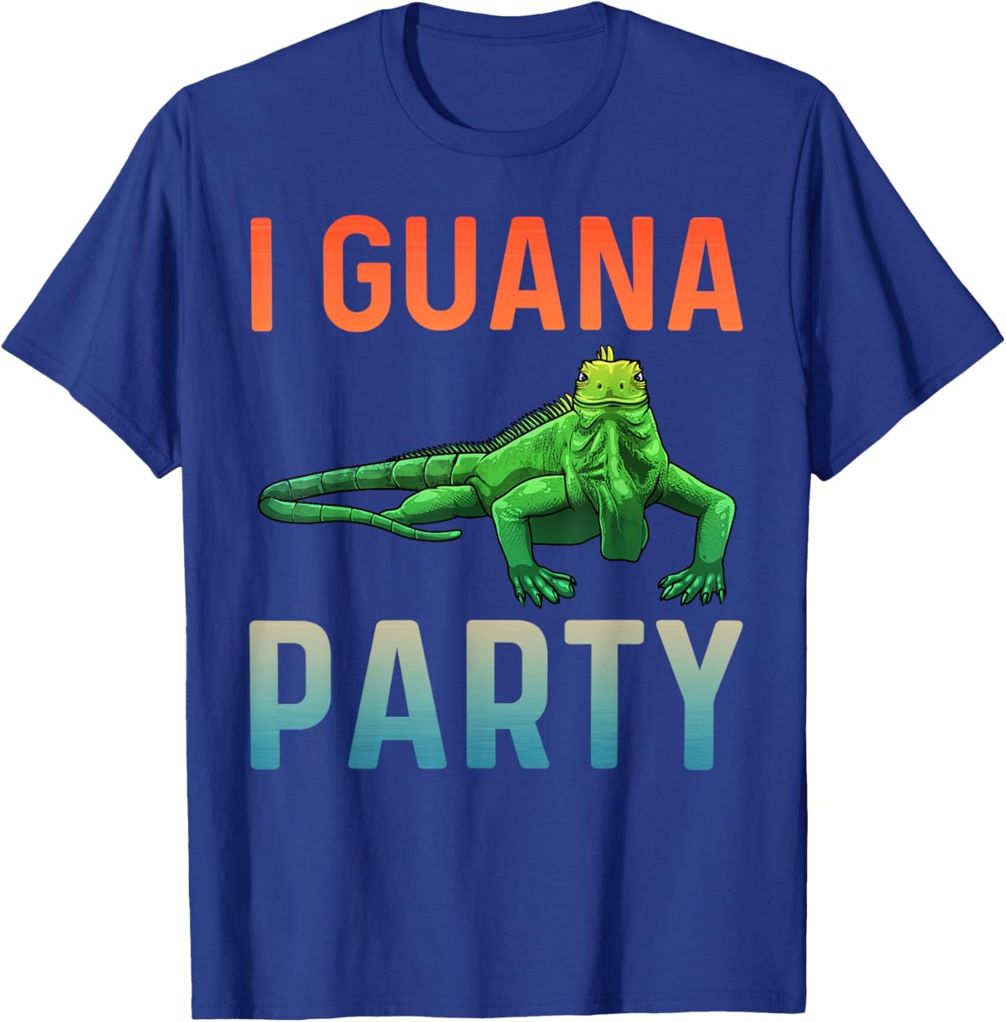 Cool Iguana Design Women Kids Reptile Iguana Lover T-Shirt - T-Shirt | Royal
