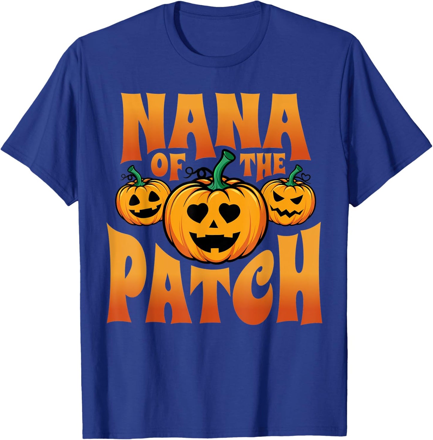 Nana Of The Patch Happy Halloween Shirts Girls T-Shirt - T-Shirt | Royal