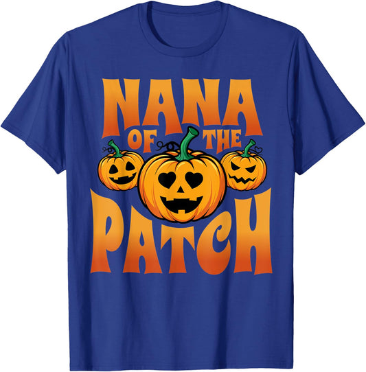 Nana Of The Patch Happy Halloween Shirts Girls T-Shirt - T-Shirt | Royal