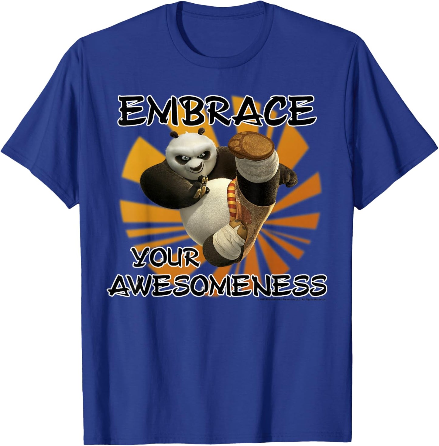 Kung Fu Panda Embrace Your Awesomeness Po Portrait T-Shirt - T-Shirt | Royal