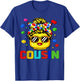 Cousin Master Builder Building Bricks Blocks Mothers Day T-Shirt - T-Shirt | Royal