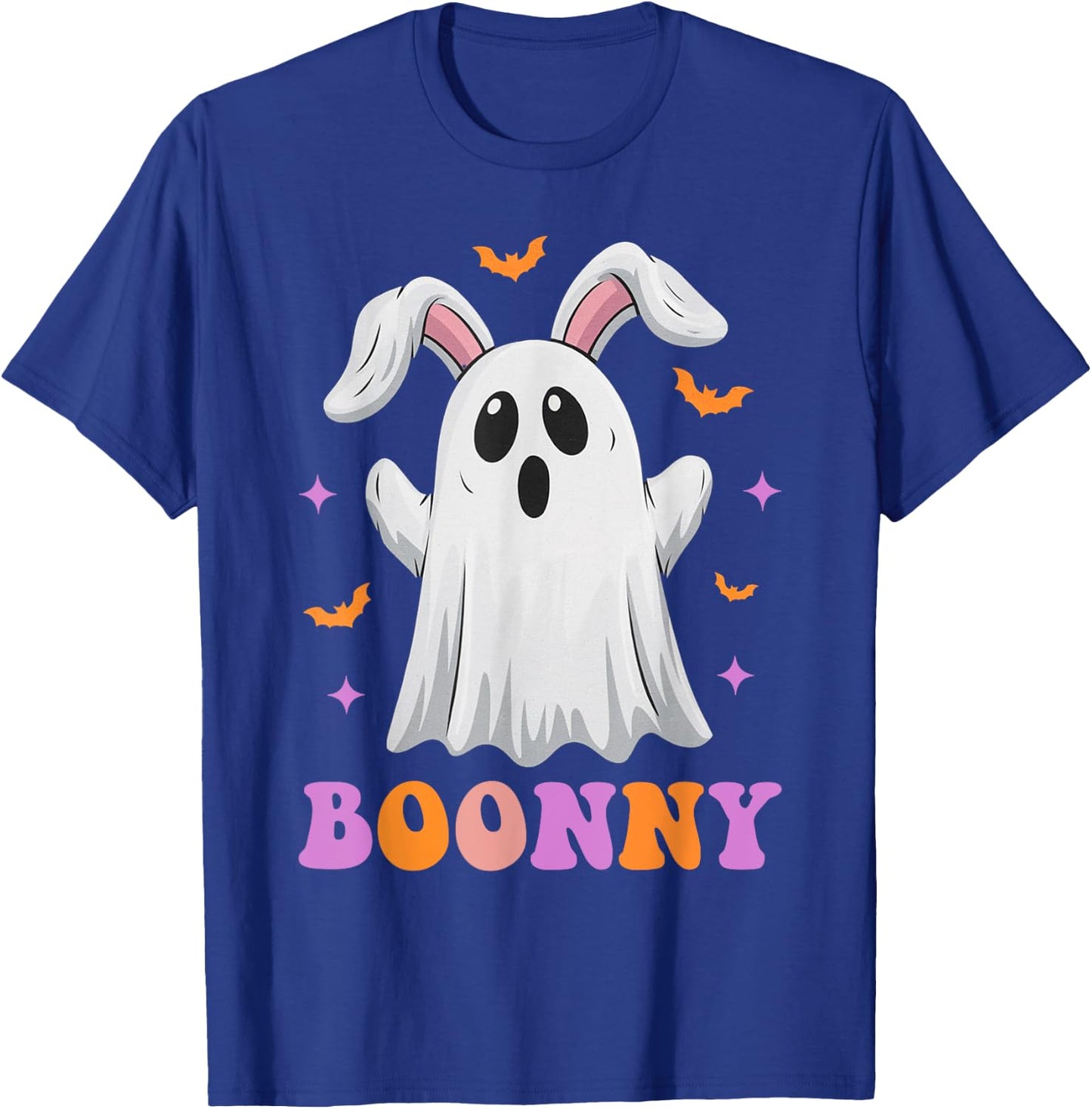 Boonny Spooky Bunny Ghost Rabbit Halloween Costume T-Shirt - T-Shirt | Royal
