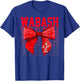 Wabash College Bow Vintage Athletics Girls Women T-Shirt - T-Shirt | Royal