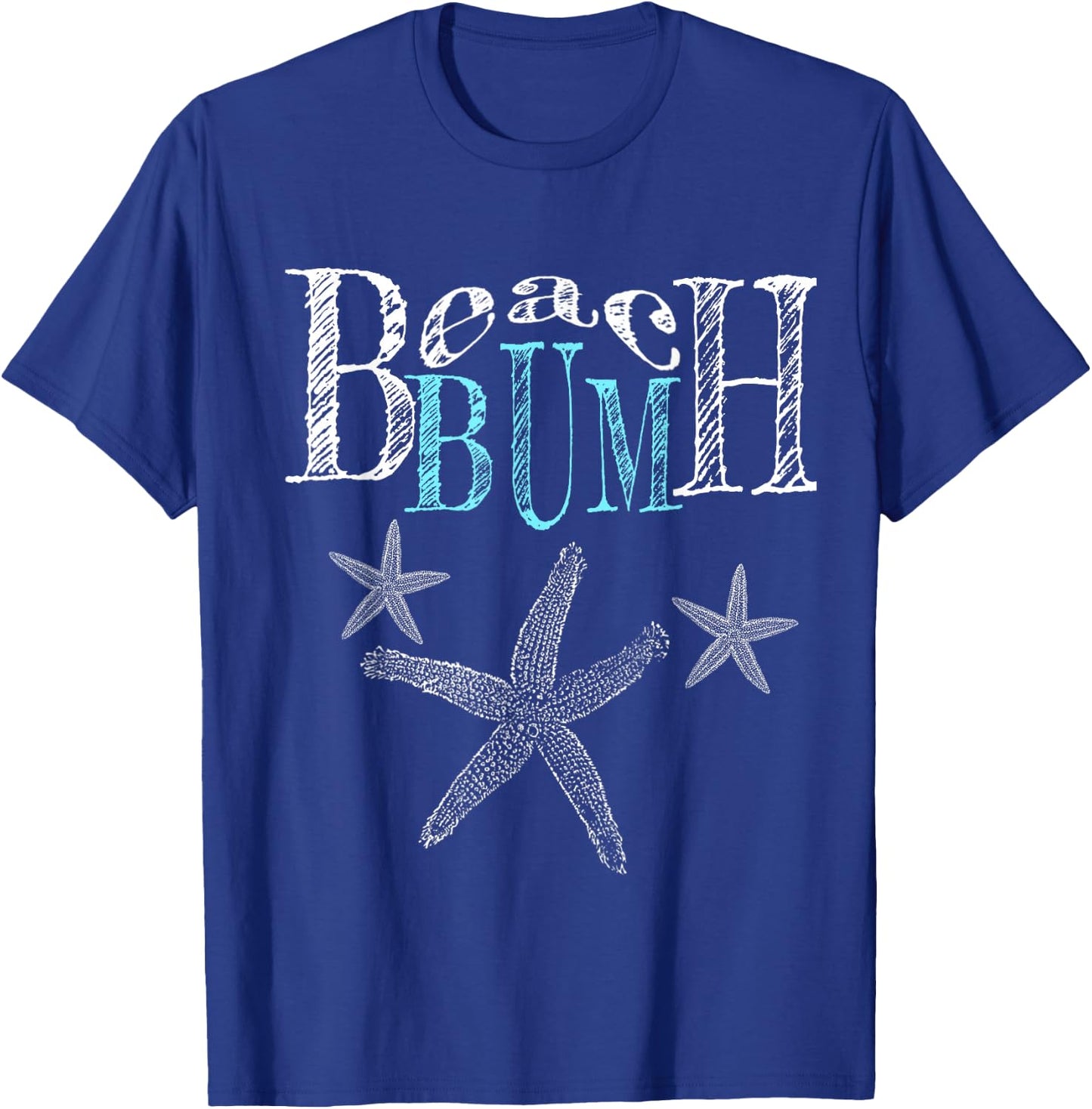 Funny Beach Bum Beachy Vacation Clothes Beachwear T-Shirt - T-Shirt | Royal