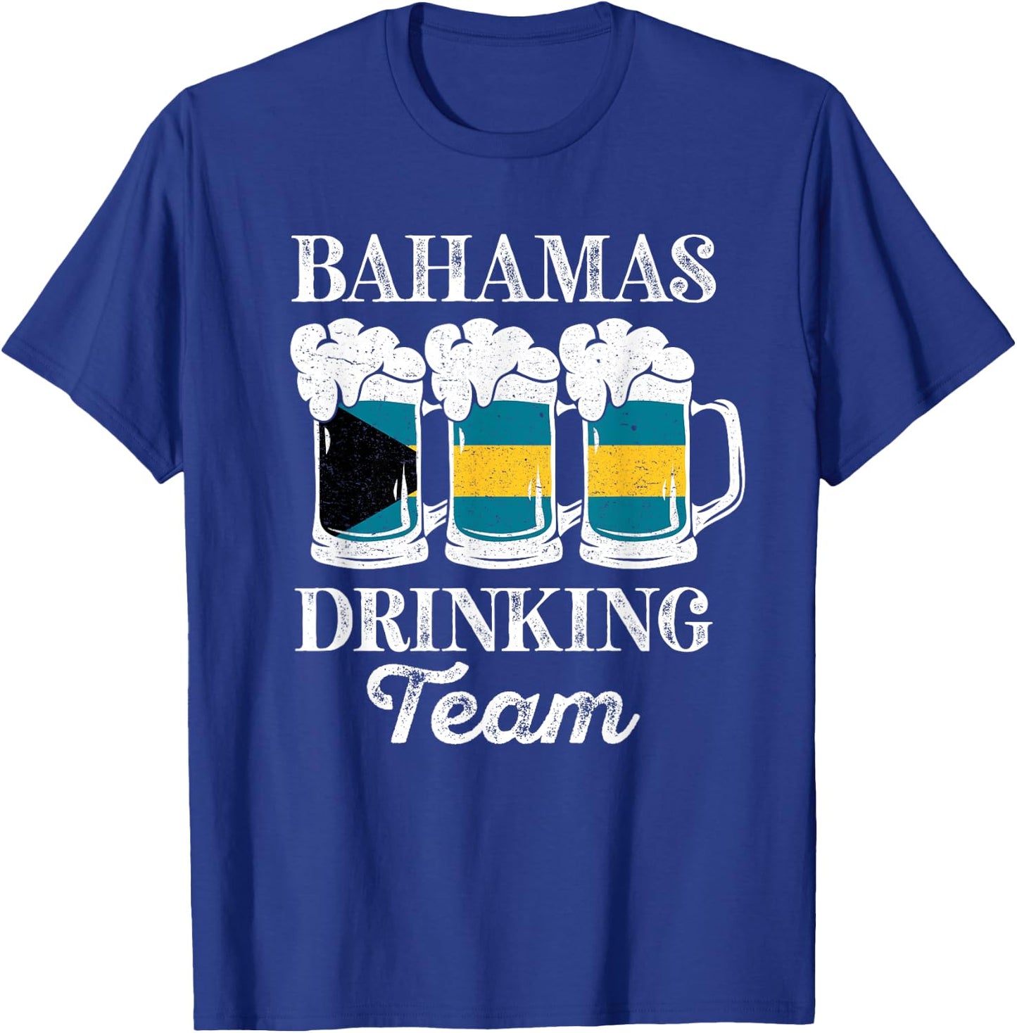 Bahamas Drinking Team Funny Party Bahamian Beer Festival T-Shirt - T-Shirt | Royal