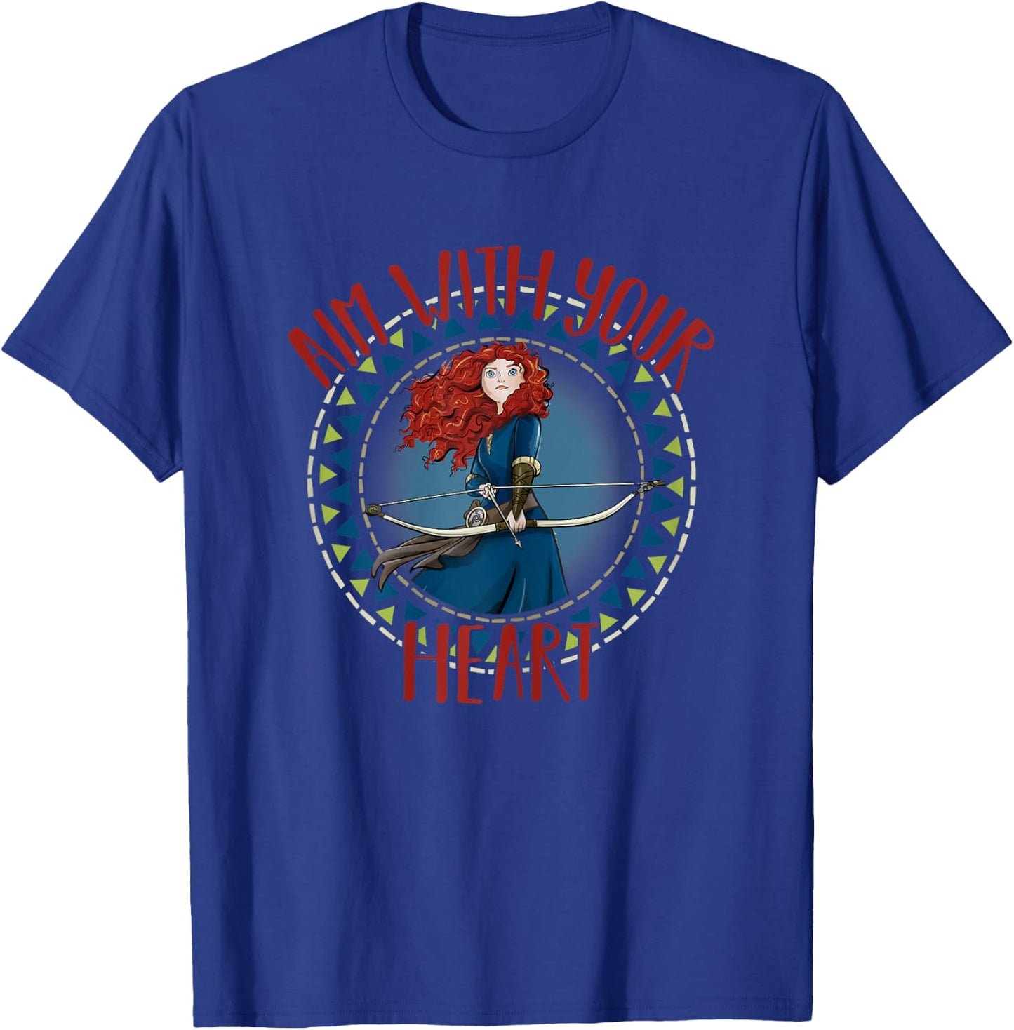 Disney Brave Merida Aim with Your Heart Graphic T-Shirt - T-Shirt | Royal