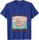 Spooky Summer Skeleton Just Waiting For Halloween V-Neck T-Shirt - T-Shirt | Royal