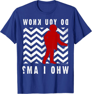 Twin Peaks Do You Know Who I Am Vintage Mystery Logo T-Shirt - T-Shirt | Royal