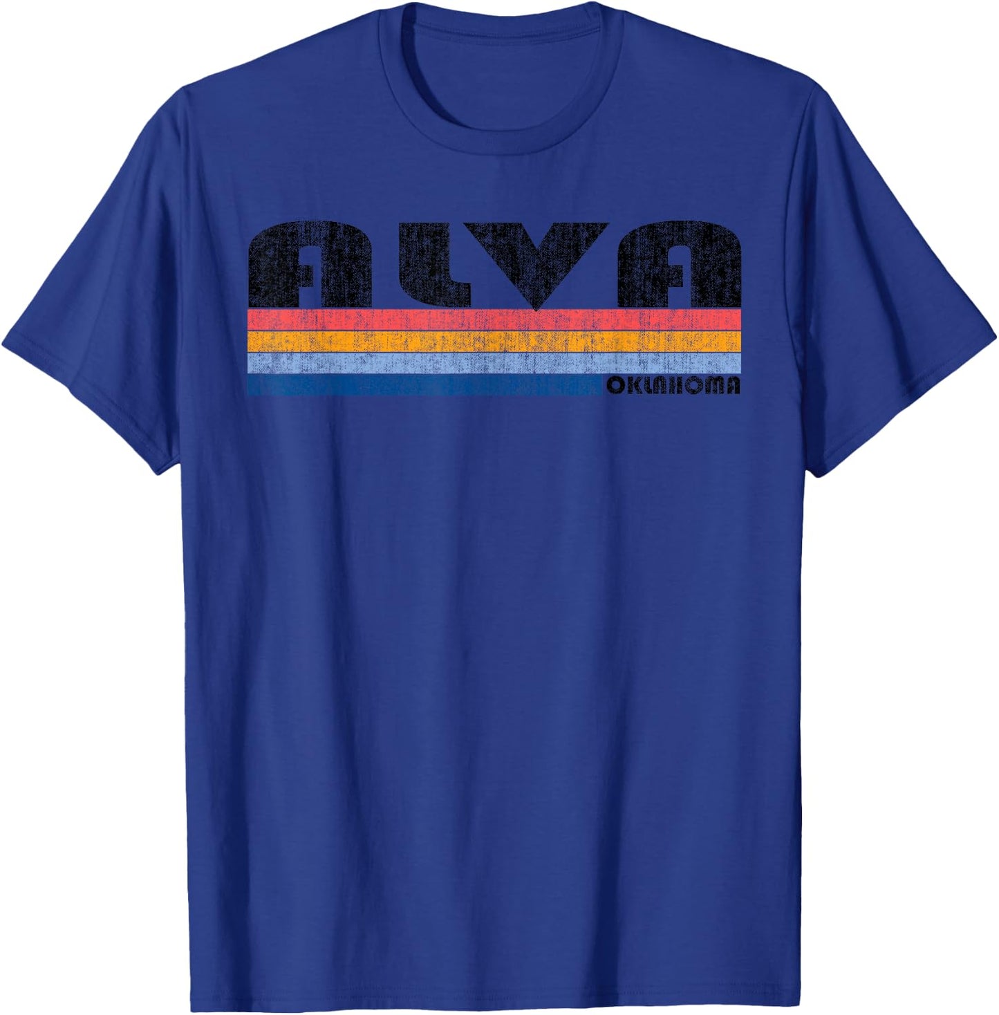 Vintage 1980s Style Alva OK T Shirt T-Shirt - T-Shirt | Royal