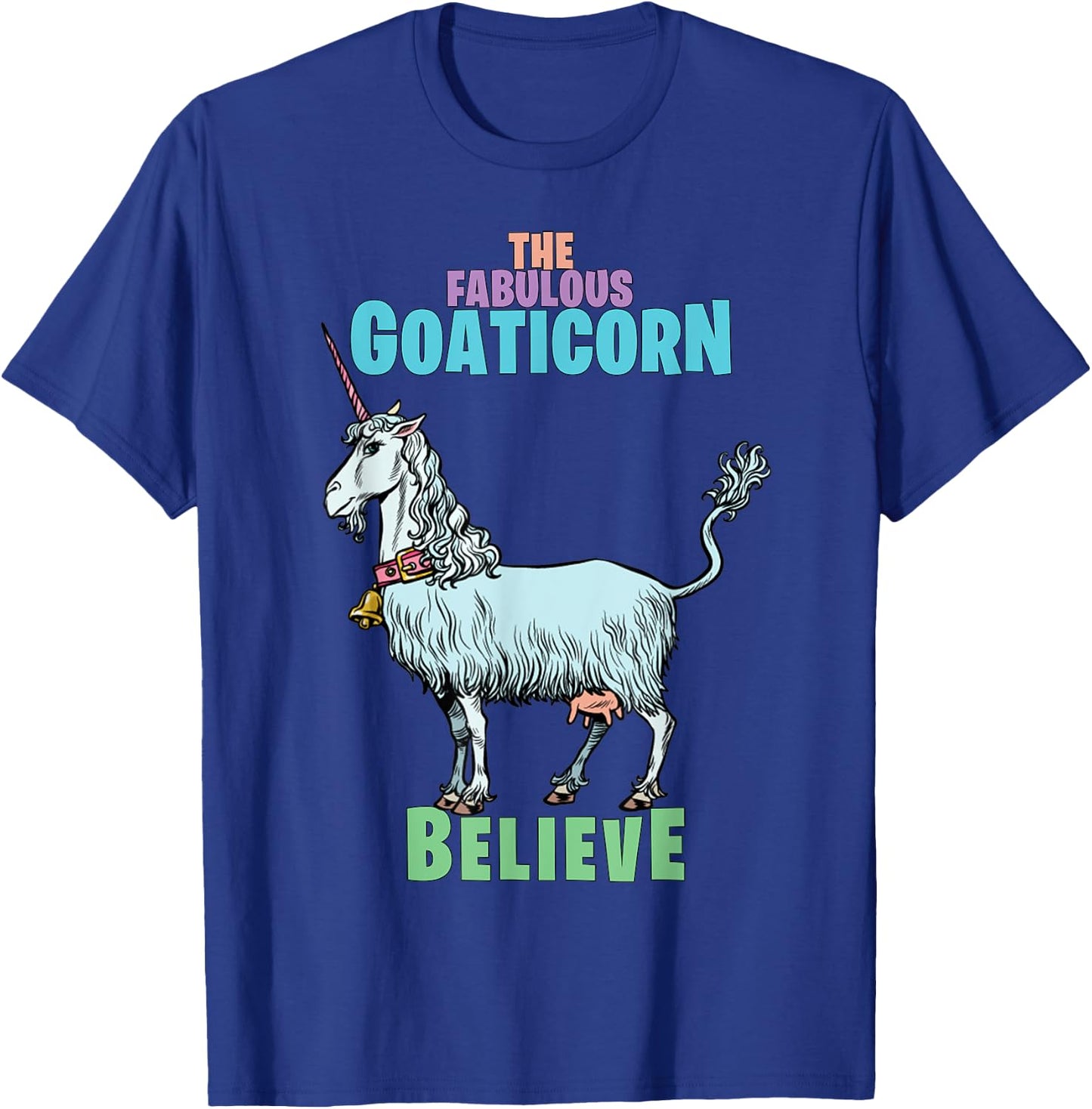 Majestic Goaticorn Unicorn Goat Mythical Creature Love T-Shirt - T-Shirt | Royal