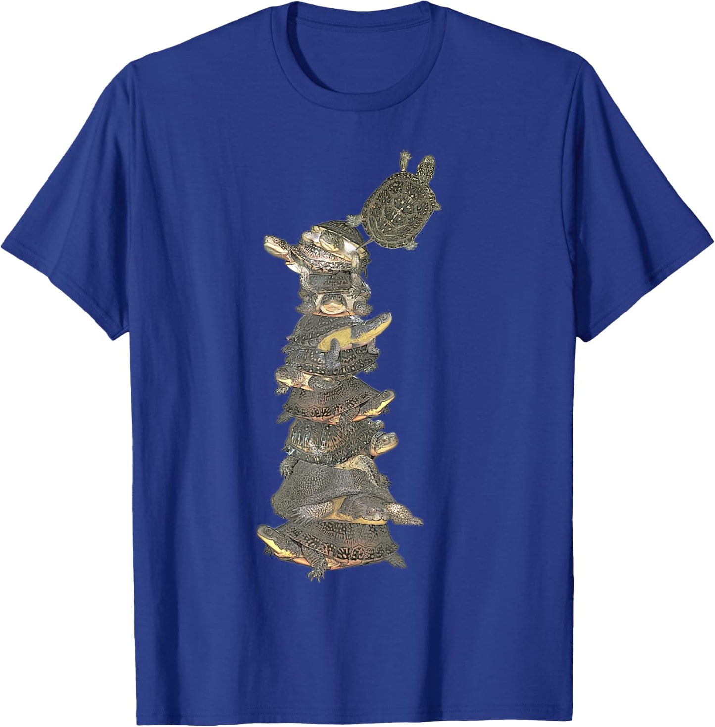 Turtles Climbing T Shirt - by Behrbones T-Shirt - T-Shirt | Royal