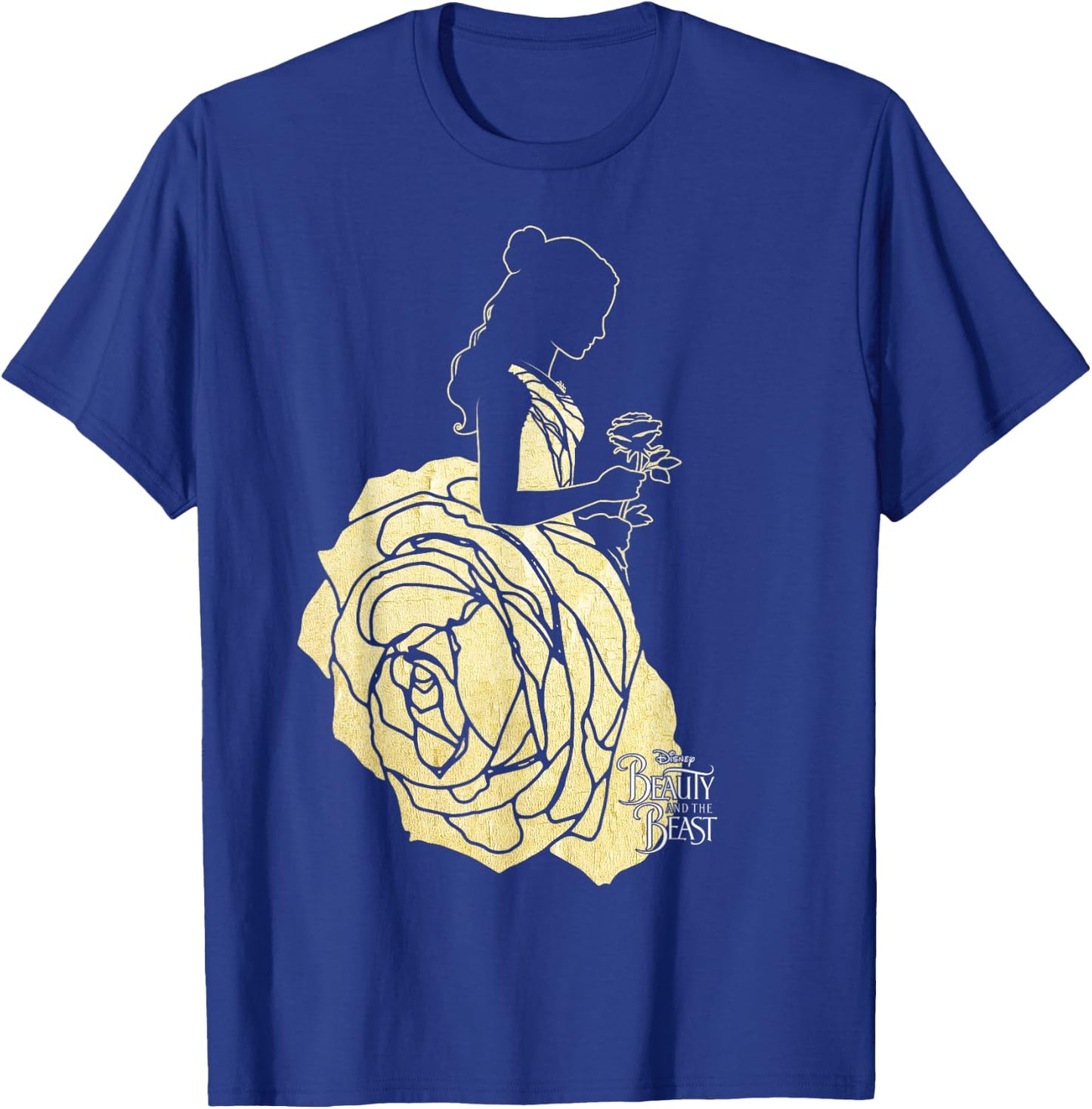 Disney Beauty & The Beast Belle Golden Dress Graphic T-Shirt - T-Shirt | Royal