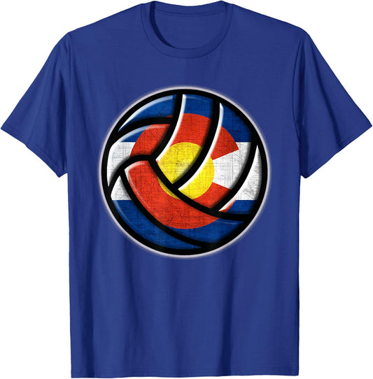Colorado Volleyball T-Shirt - T-Shirt | Royal