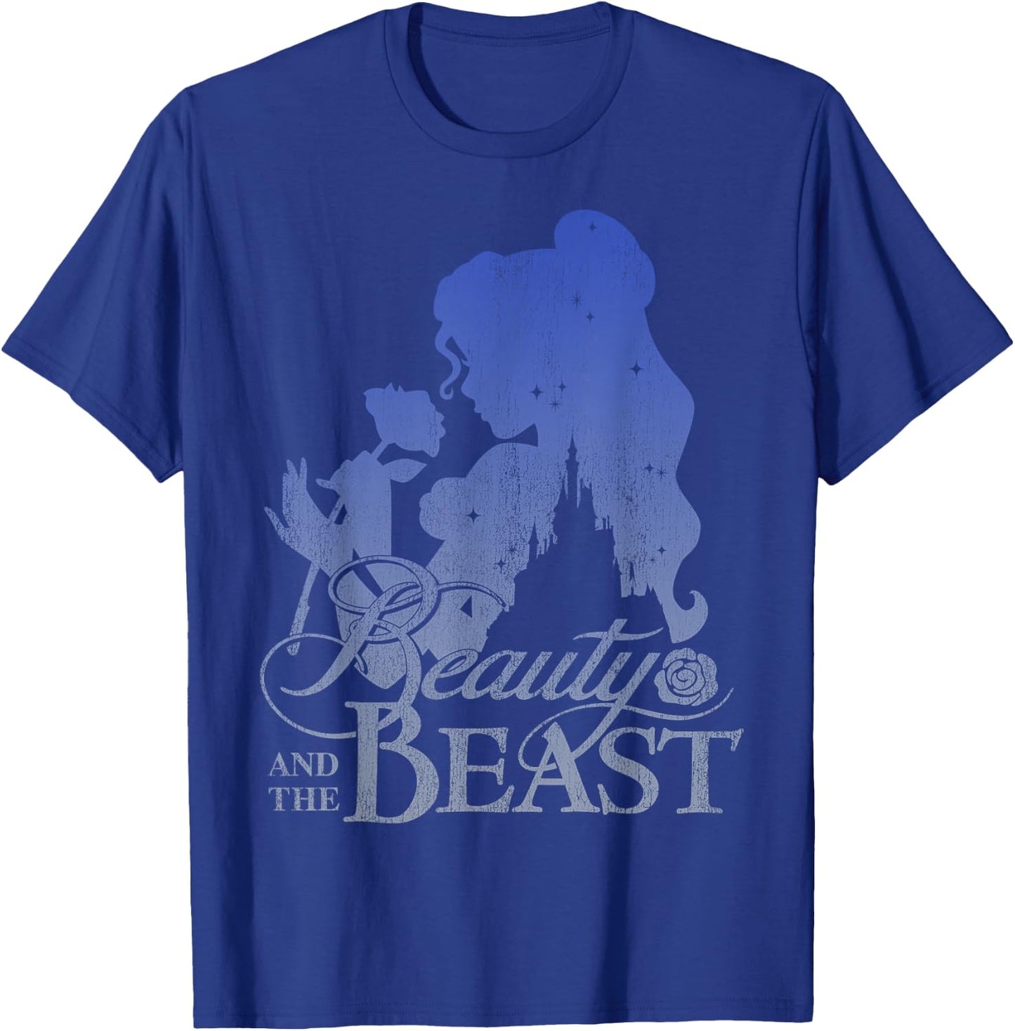 Disney Beauty & The Beast Belle Smell A Rose Profile T-Shirt - T-Shirt | Royal