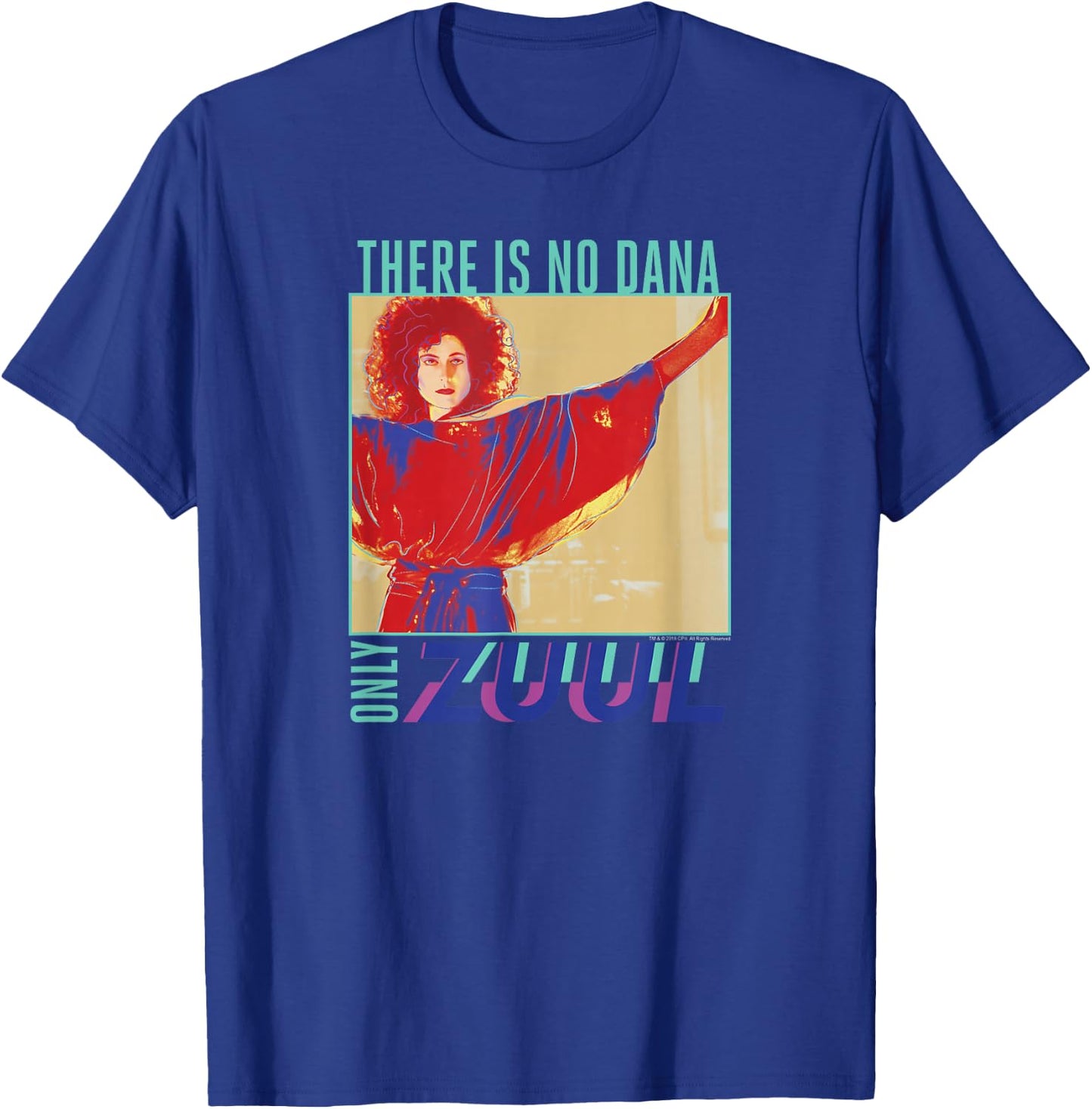 Ghostbusters Pop Art There is No Dana Only Zuul Retro Movie T-Shirt - T-Shirt | Royal