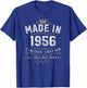 Made In 1956 T Shirt - All Original Parts 63rd Birthday Gift T-Shirt - T-Shirt | Royal