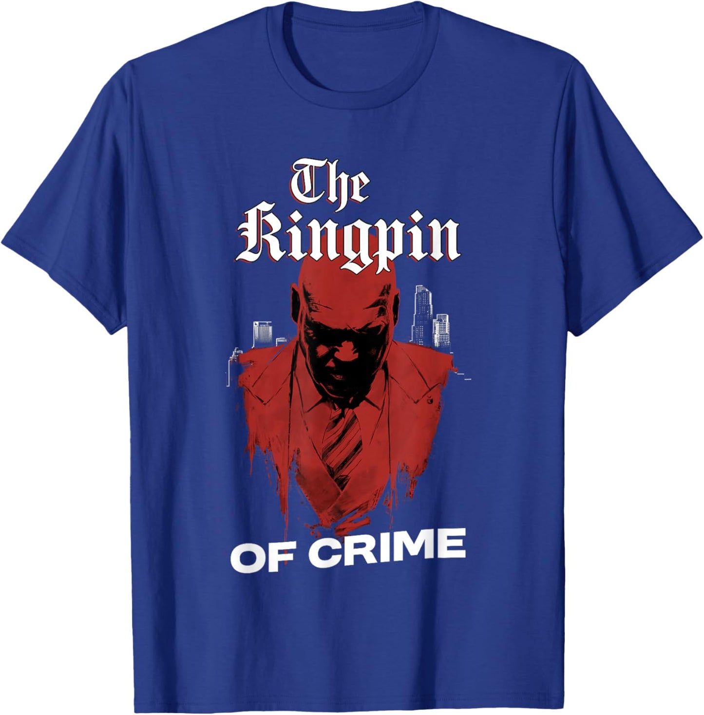 Marvel Daredevil: Born Again Kingpin of Crime Red Portrait T-Shirt - T-Shirt | Royal