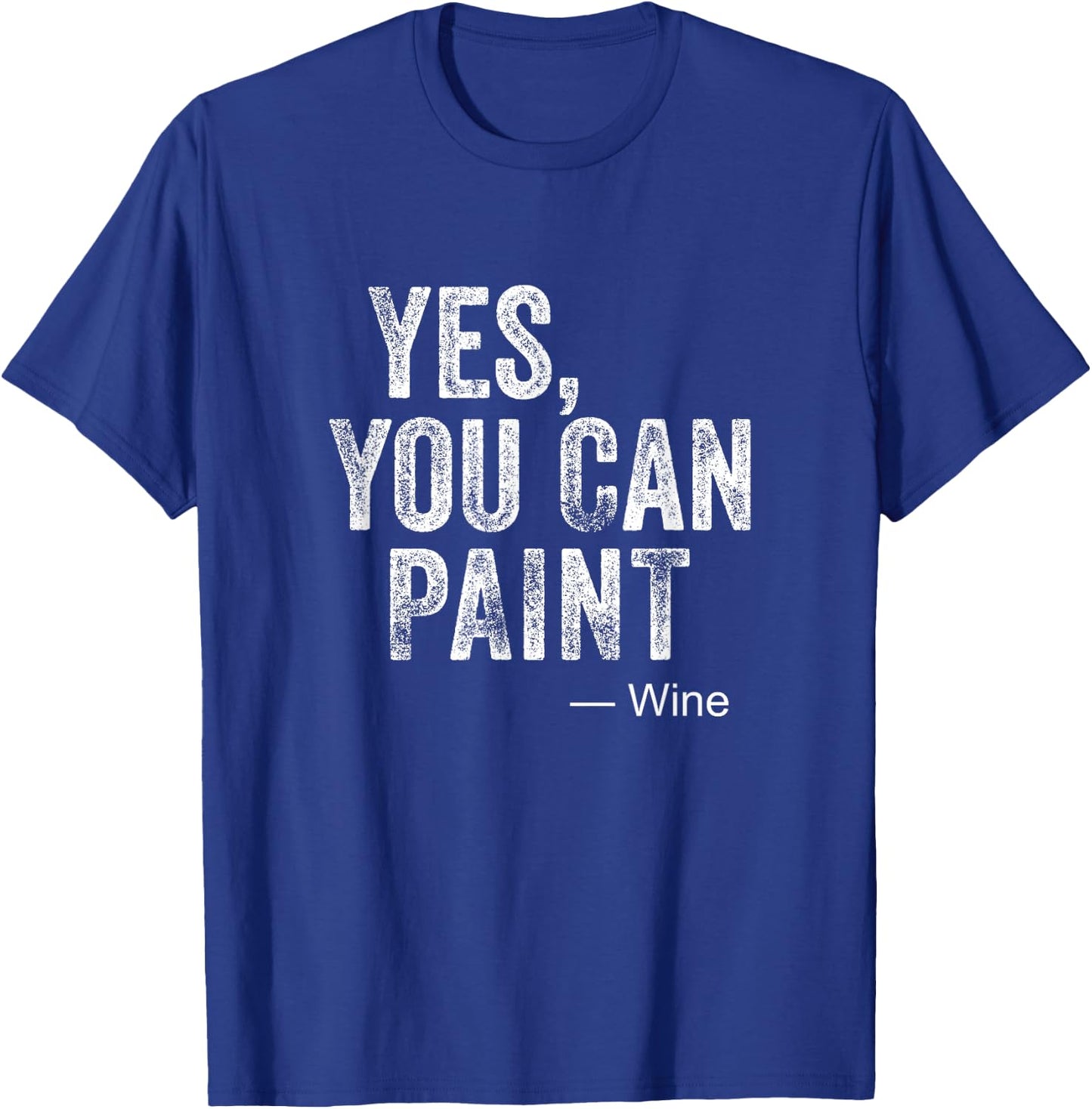 Paint And Sip T Shirt Wine and Canvas Party Night T-Shirt - T-Shirt | Royal