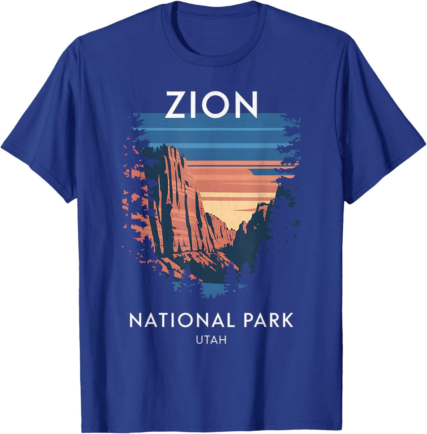 Zion National Park Scenic Utah Adventure T-Shirt - T-Shirt | Royal