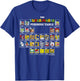 Super Mario Periodic Table Of Characters Graphic T-Shirt - T-Shirt | Royal