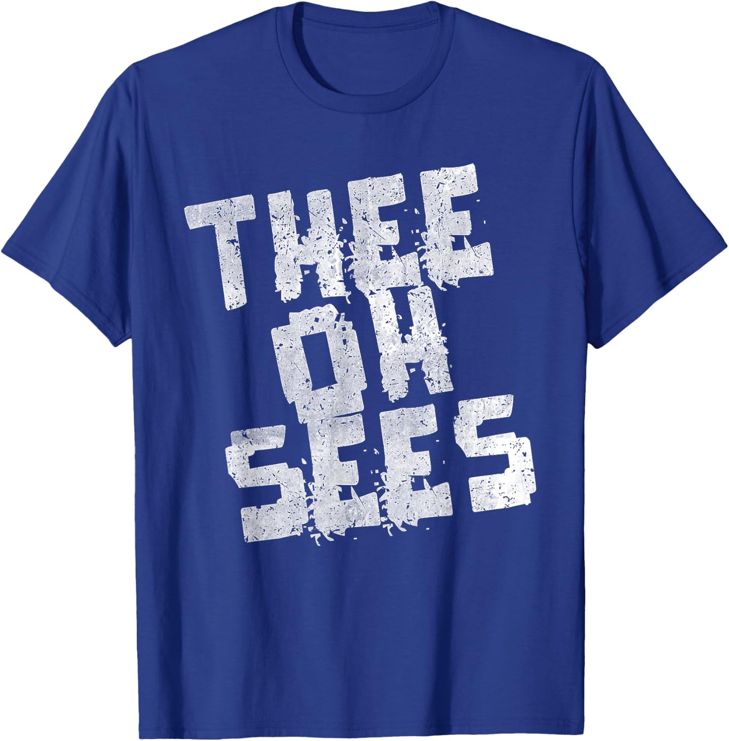 The TOS Typography Shirt Men and Women T-Shirt - T-Shirt | Royal
