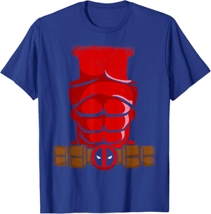 Marvel Deadpool Wade Wilson Halloween Costume T-Shirt - T-Shirt | Royal