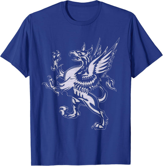 Fantasy Mythical Griffin Or Gryphon T Shirt T-Shirt - T-Shirt | Royal