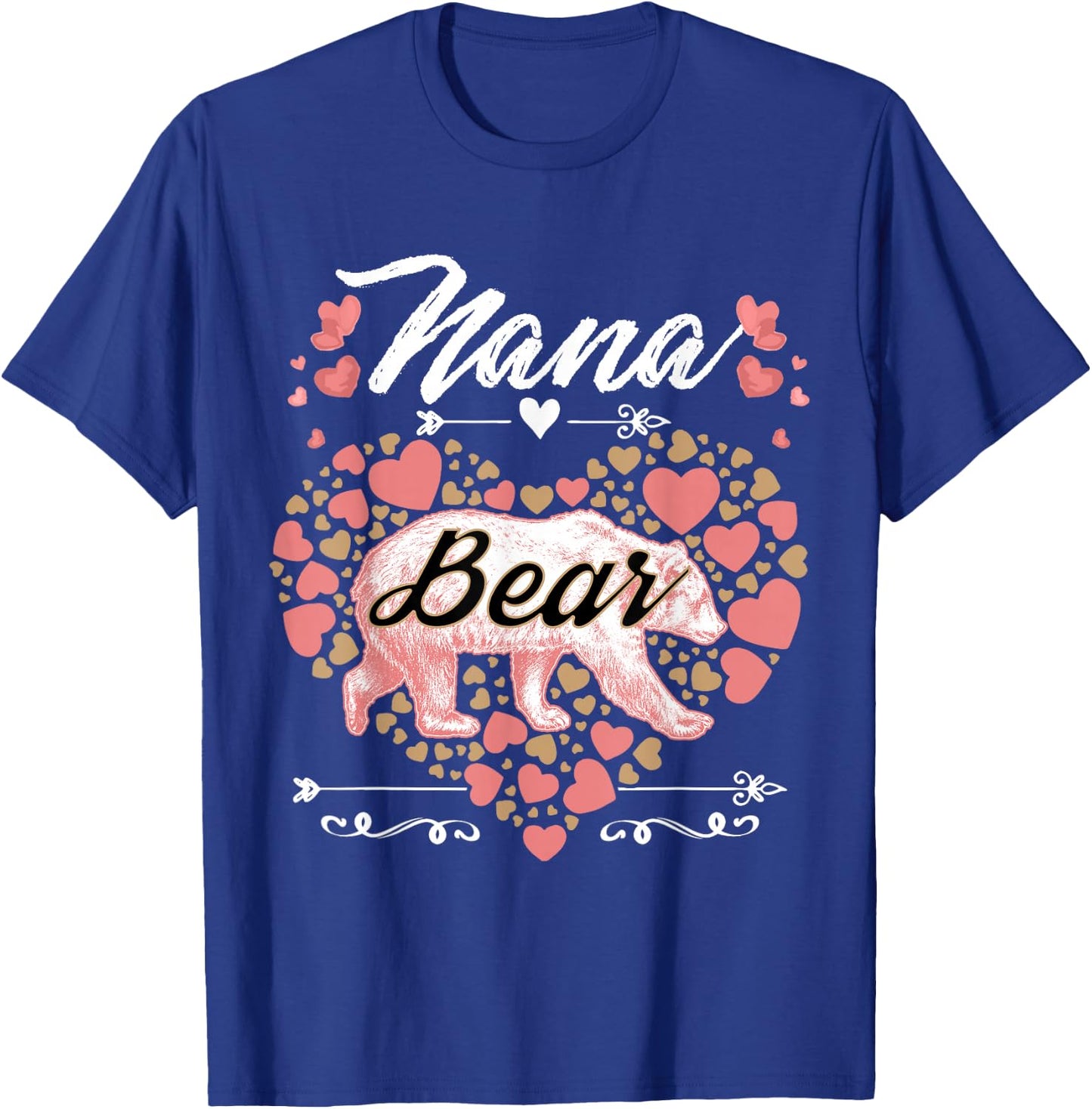 Nana Bear Shirt - Cute Mother's Day and Birthday T-Shirt - T-Shirt | Royal