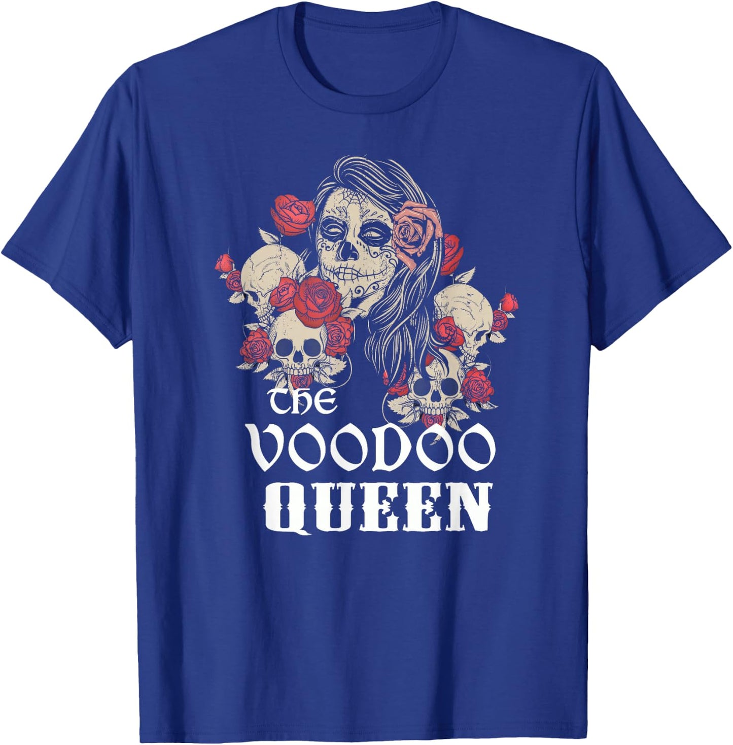 New Orleans Mardi Gras Voodoo Queen Halloween T-Shirt - T-Shirt | Royal