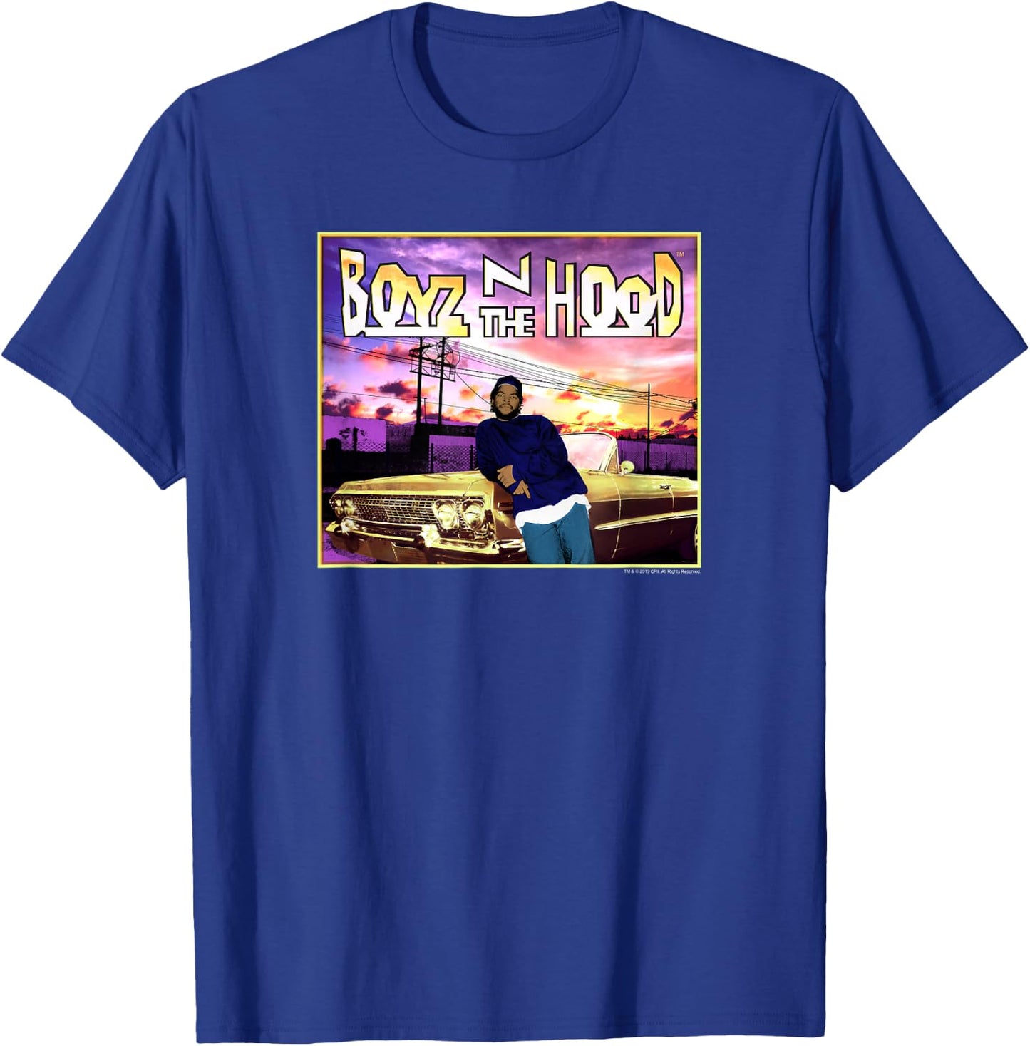 Boyz n The Hood Impala T-Shirt - T-Shirt | Royal