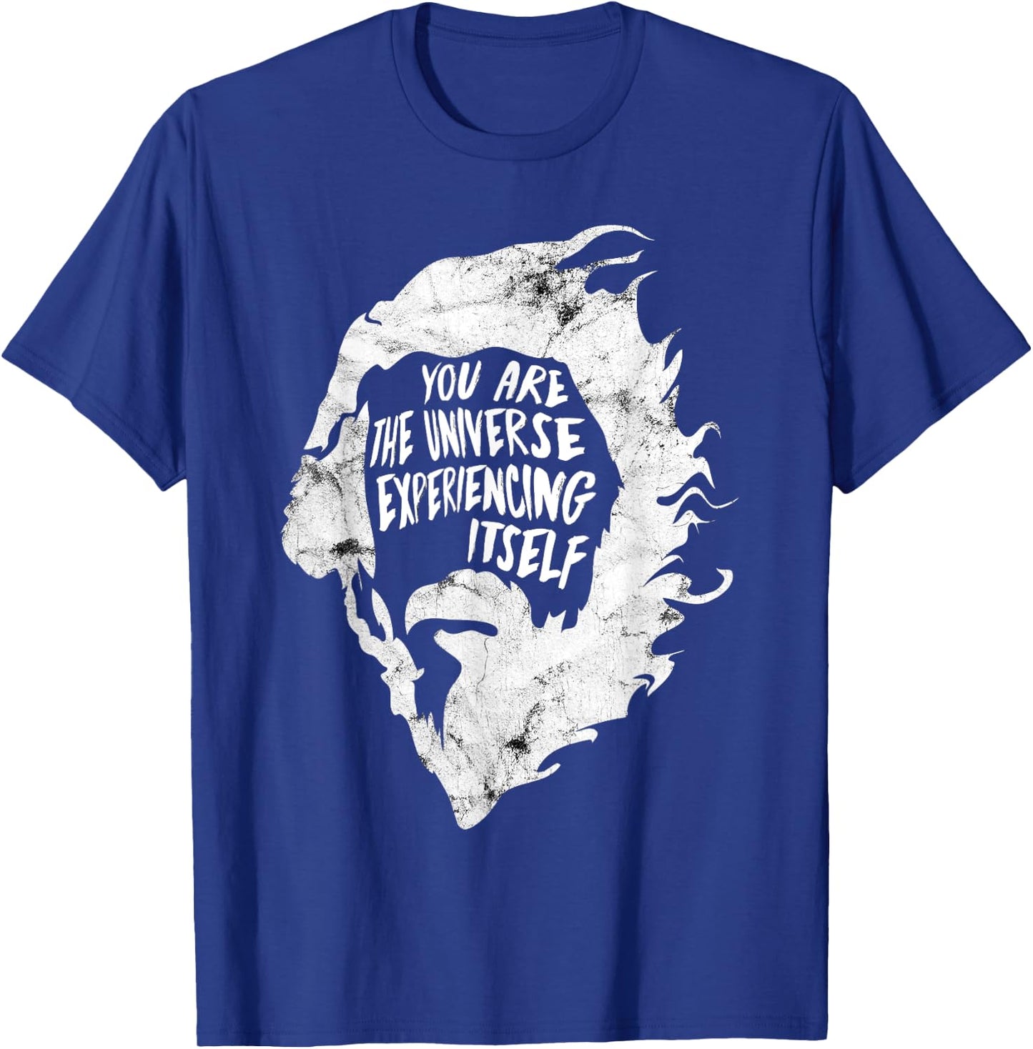 Alan Watts - You're The Universe - Grunge T-Shirt - T-Shirt | Royal