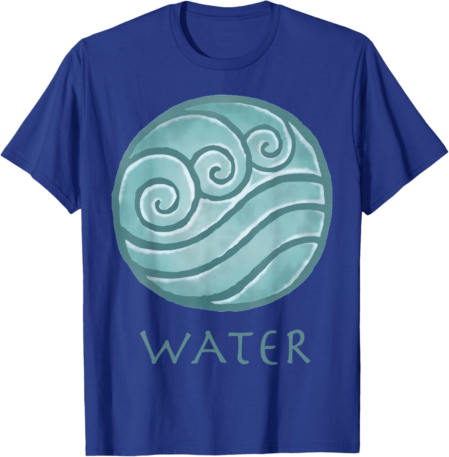 Avatar: The Last Airbender Painted Water Element Small T-Shirt - T-Shirt | Royal