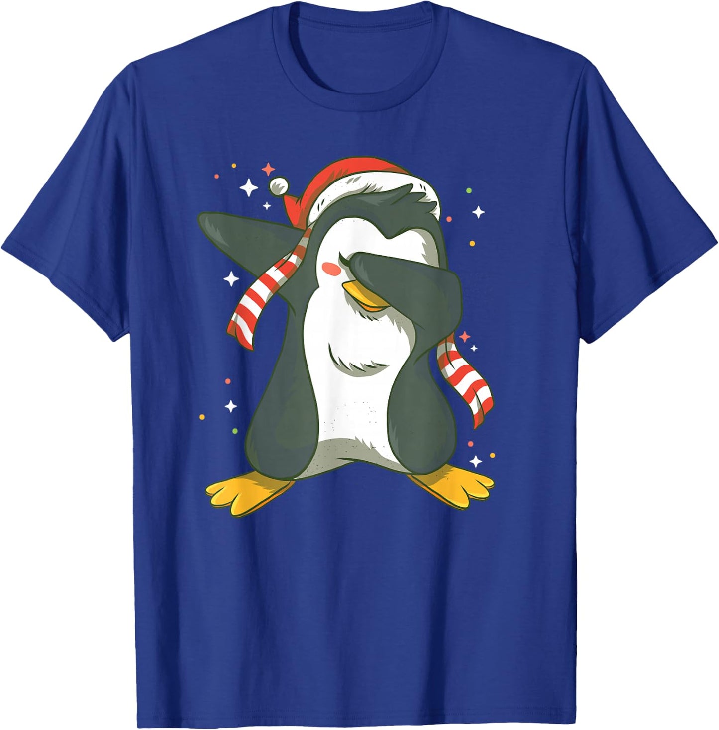 Penguin Dabbing Funny Cute Animal Winter Christmas Gift T-Shirt - T-Shirt | Royal