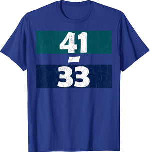 41 - 33 Shirt Winner 41-33 T-Shirt - T-Shirt | Royal